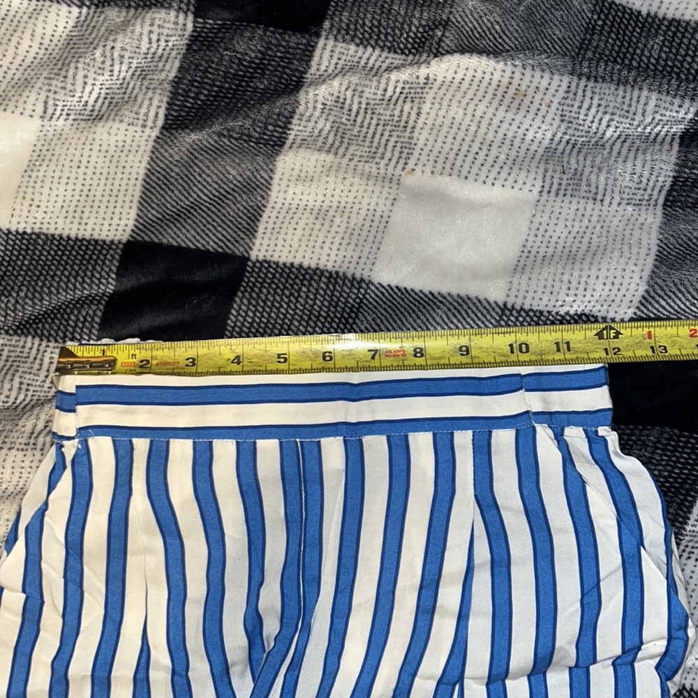 *3 for $25*👗H&M Blue Striped Flowy Pants - Picture 8 of 9